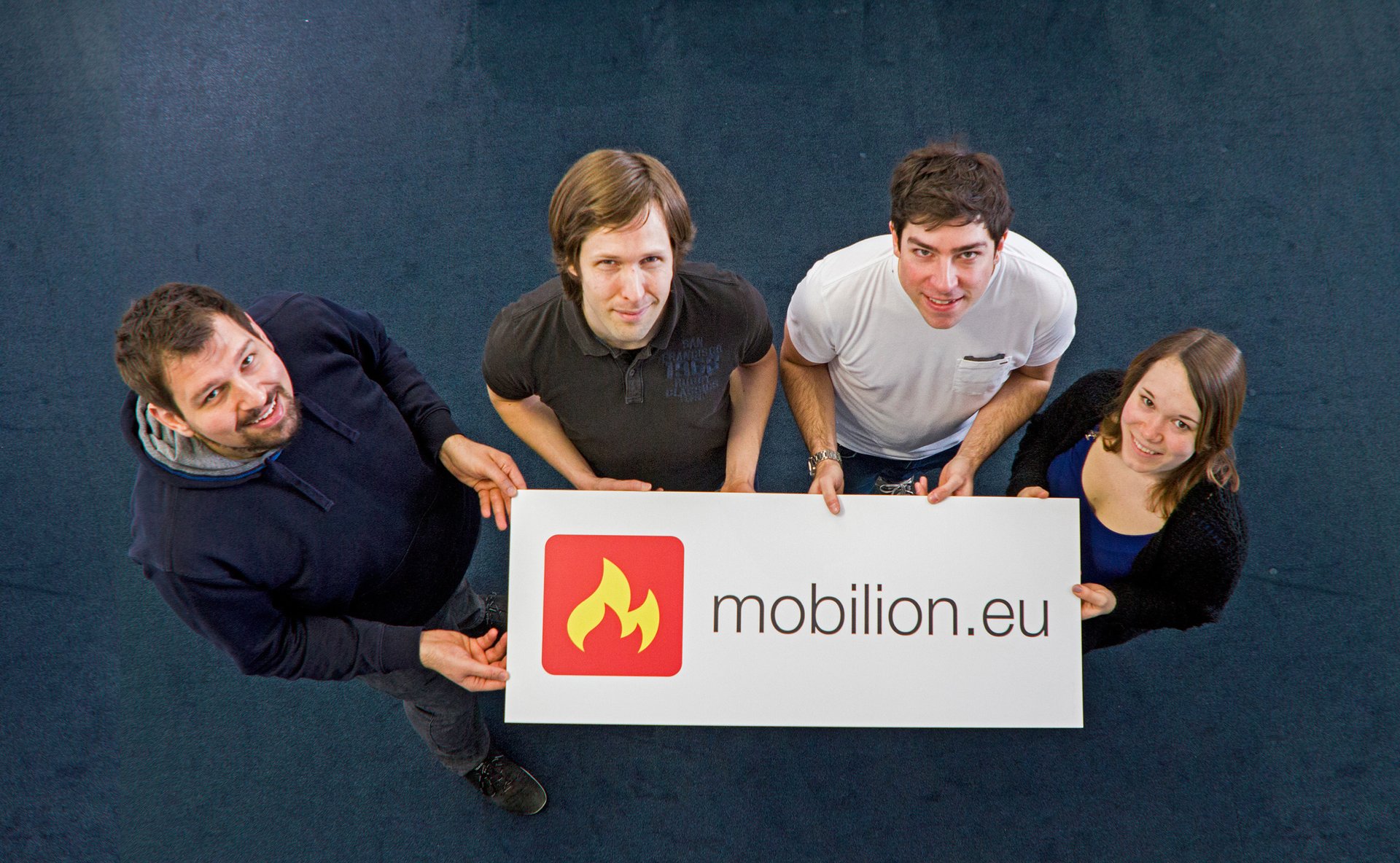 4 Personen des mobilion.eu Teams